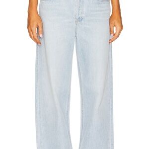 AGOLDE Light Blue Wide-Leg “Sluggy” Jeans